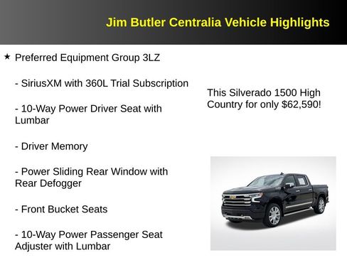 Used 2026 Chevrolet Silverado 1500 High Country AWD/4WD image 5