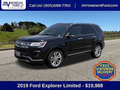 Used 2019 Ford Explorer Limited w/ Class III Trailer Tow Package FWD image 1