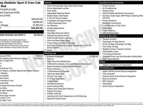 Used 2023 Jeep Gladiator Sport AWD/4WD image 6