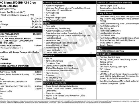 Used 2025 GMC Sierra 2500 AT4 w/ Technology Package AWD/4WD image 34