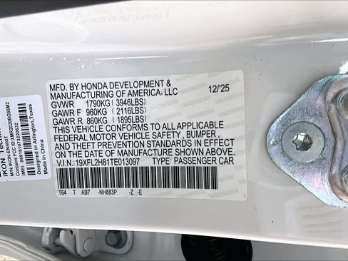 Used 2026 Honda Civic Sport image 21