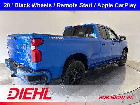 Used 2025 Chevrolet Silverado 1500 Custom w/ Turbomax Blackout Package AWD/4WD image 7