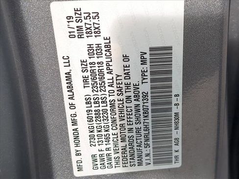 Used 2019 Honda Odyssey EX-L image 24