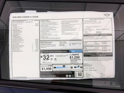 New 2026 MINI Cooper S FWD image 12