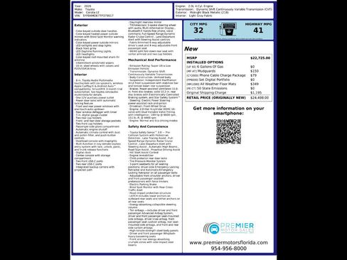 Used 2026 Toyota Corolla LE image 2