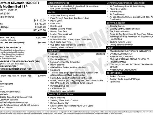 Used 2020 Chevrolet Silverado 1500 RST w/ True North Edition AWD/4WD image 38