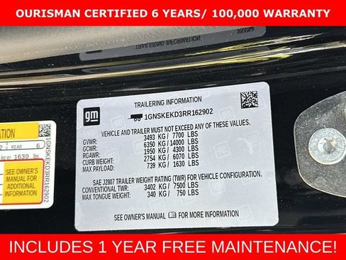 Used 2024 Chevrolet Suburban RST w/ Luxury Package AWD/4WD image 32