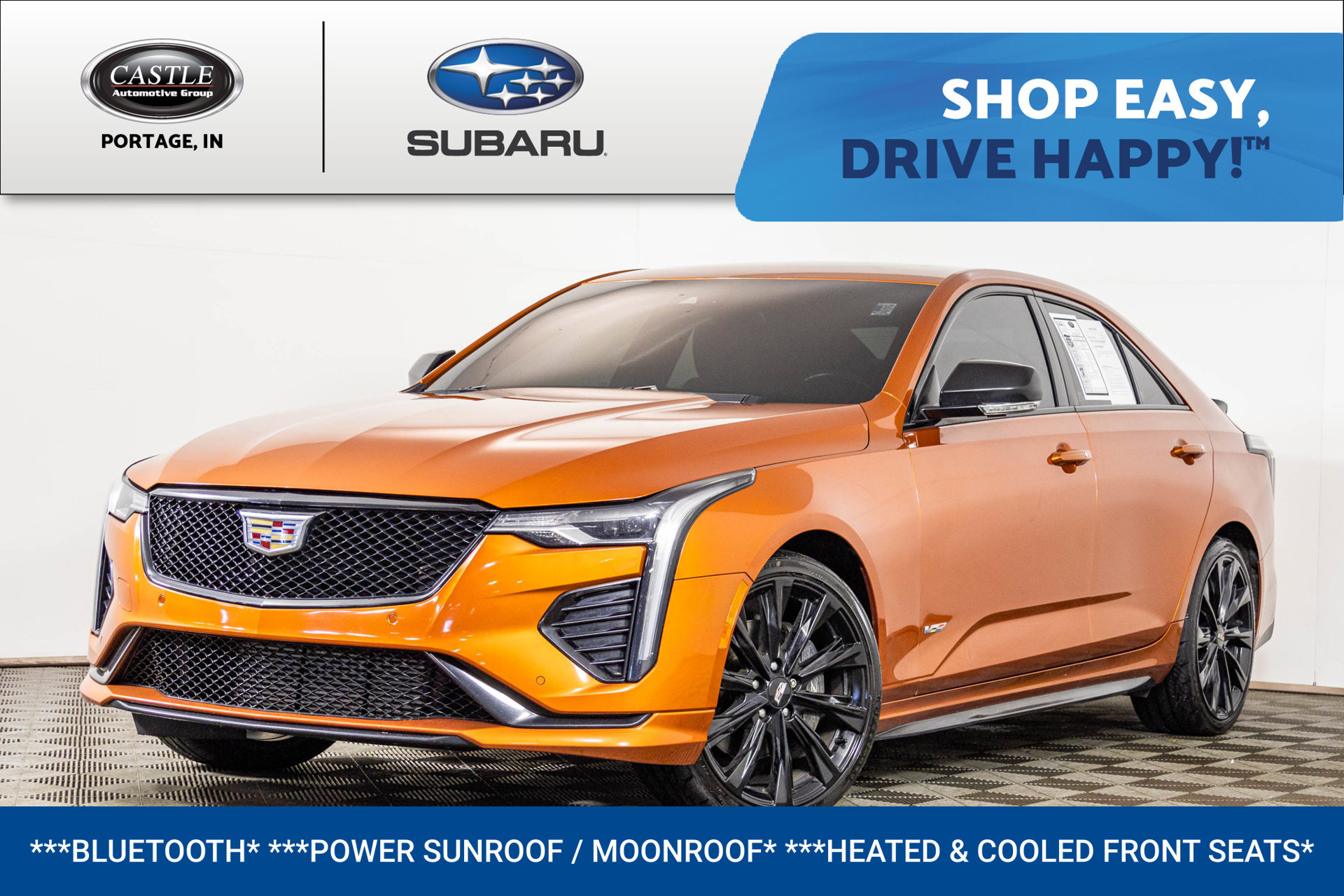 Used 2022 Cadillac CT4 V w/ LPO, ONYX Package AWD/4WD image 1