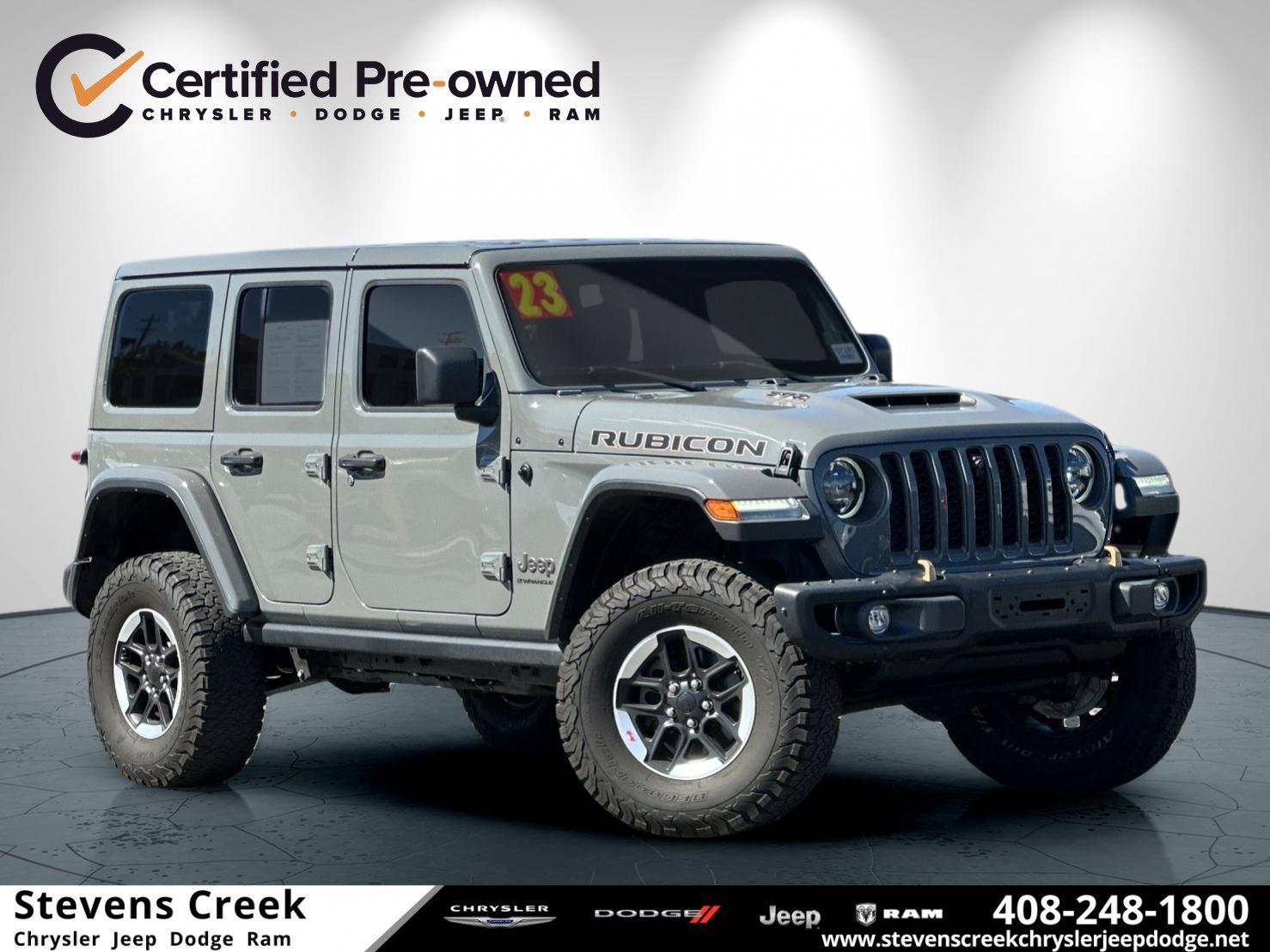 Certified 2023 Jeep Wrangler Unlimited Rubicon 392 w/ Trailer Tow Package AWD/4WD image 1