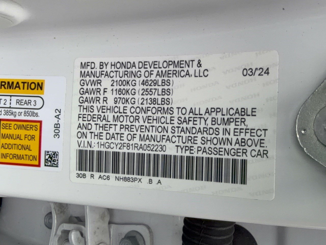 Used 2024 Honda Accord Touring image 31