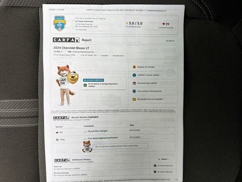 Used 2024 Chevrolet Blazer LT w/ Convenience Package image 41