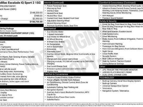 Certified 2025 Cadillac Escalade IQ Sport 2 AWD/4WD image 36