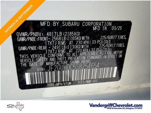 Used 2025 Subaru Crosstrek 2.5i Premium AWD/4WD image 29