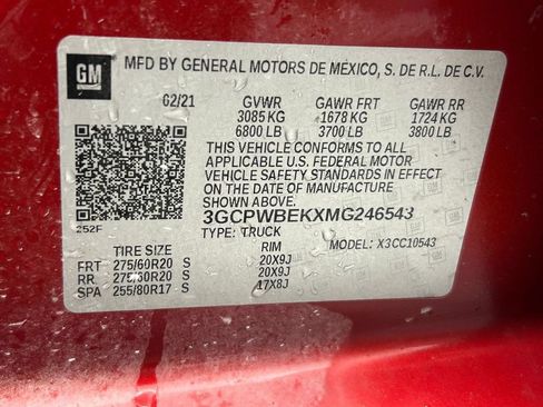 Used 2021 Chevrolet Silverado 1500 Custom RWD image 20