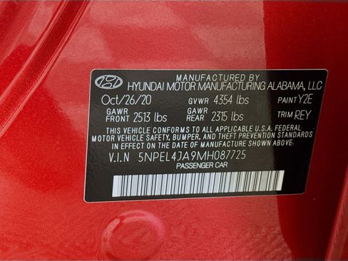 Used 2021 Hyundai Sonata SEL w/ Preferred Accessory Package FWD image 40