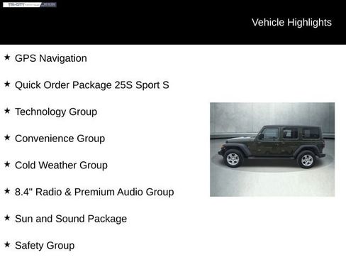 Used 2022 Jeep Wrangler Unlimited Sport S w/ Sun And Sound Package image 10