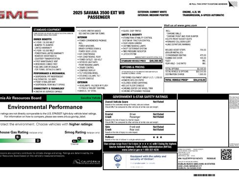 Used 2025 GMC Savana 3500 LT w/ LT Preferred Equipment Group image 10