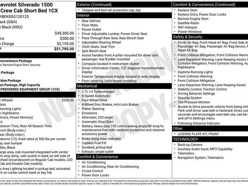 Used 2025 Chevrolet Silverado 1500 Custom image 2