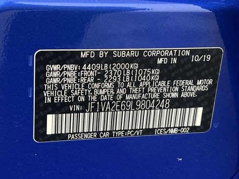 Used 2020 Subaru WRX STI w/ Popular Package #3 image 29