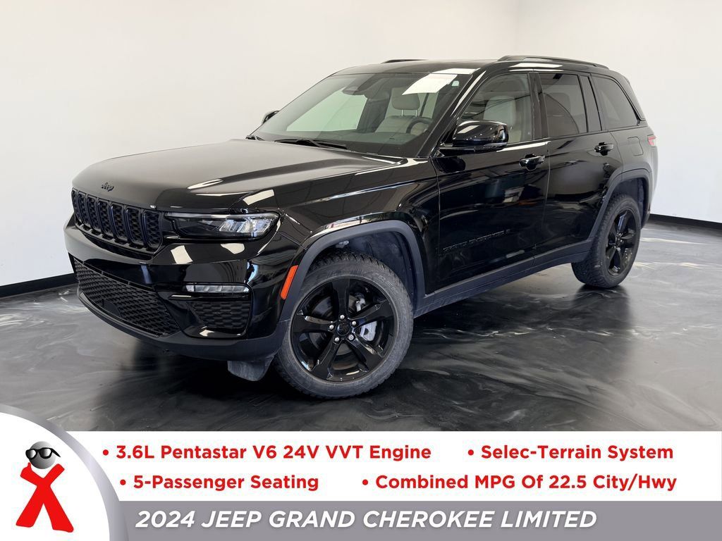 Used 2024 Jeep Grand Cherokee Limited w/ Black Appearance Package AWD/4WD image 1