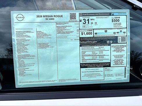New 2026 Nissan Rogue SV image 13