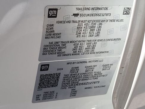 Certified 2025 Chevrolet Silverado 1500 LT AWD/4WD image 35