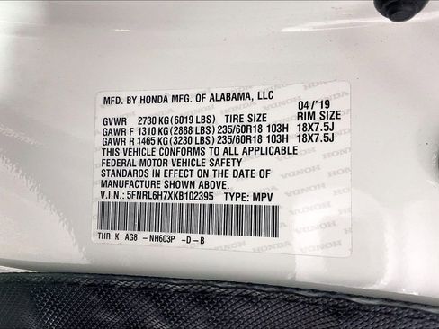 Used 2019 Honda Odyssey EX-L image 33