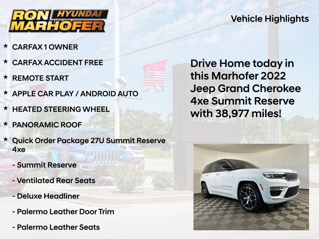 Used 2022 Jeep Grand Cherokee Summit AWD/4WD image 15