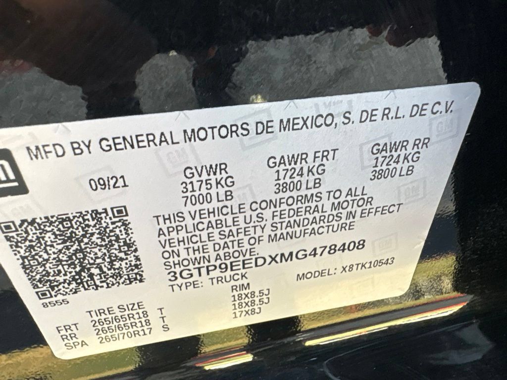 Used 2021 GMC Sierra 1500 AT4 AWD/4WD image 21