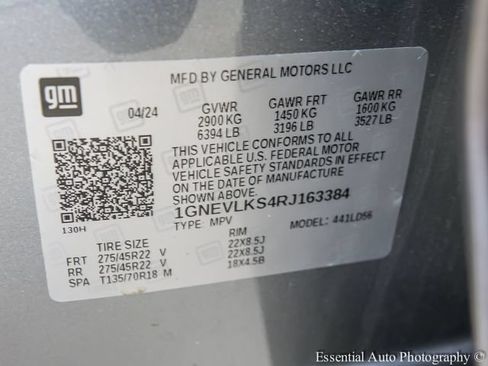 Used 2024 Chevrolet Traverse RS w/ LPO, Floor Liner Package AWD/4WD image 29