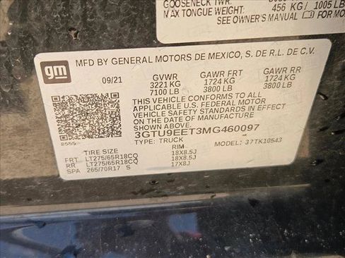 Used 2021 GMC Sierra 1500 AT4 AWD/4WD image 16
