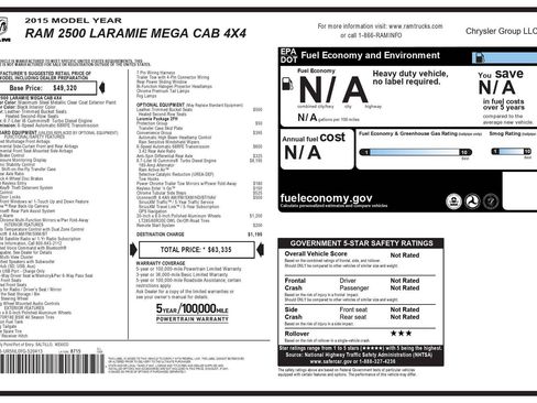 Used 2015 RAM 2500 Laramie w/ Convenience Group image 47