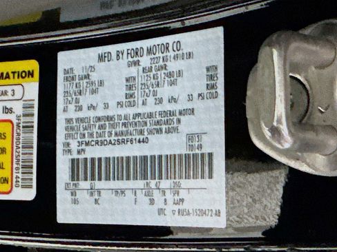 New 2025 Ford Bronco Sport Badlands w/ Sasquatch Badlands Package image 33