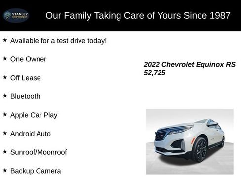 Used 2022 Chevrolet Equinox RS w/ RS Leather Package image 9