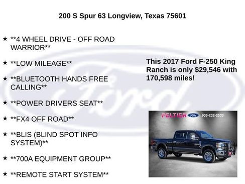 Used 2017 Ford F250 King Ranch w/ King Ranch Ultimate Package image 20