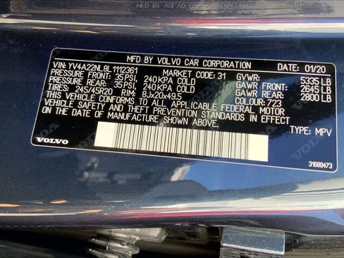 Used 2020 Volvo V90 T6 Cross Country image 31