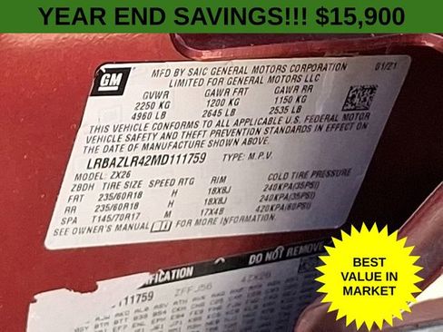 Used 2021 Buick Envision Preferred image 29