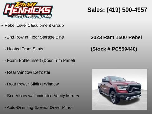 Used 2023 RAM 1500 Rebel w/ Rebel Level 1 Equipment Group AWD/4WD image 12