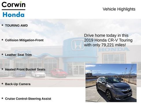 Used 2019 Honda CR-V Touring image 6