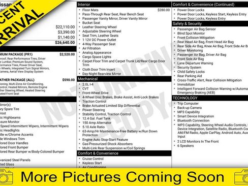 Used 2024 Nissan Sentra SV w/ SV Premium Package FWD image 1