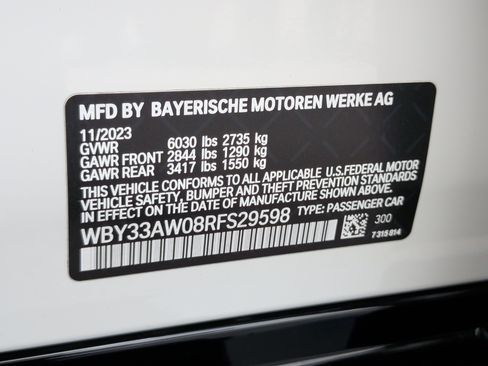 Certified 2024 BMW i4 M50 w/ Parking Assistance Package AWD/4WD image 43