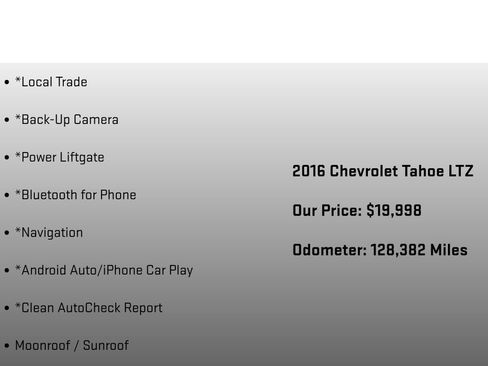 Used 2016 Chevrolet Tahoe LTZ AWD/4WD image 29