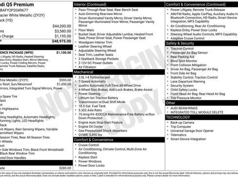 Certified 2023 Audi Q5 2.0T Premium w/ Convenience Package image 30