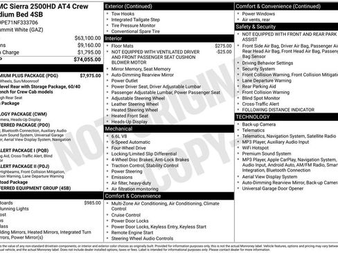 Used 2022 GMC Sierra 2500 AT4 w/ AT4 Premium Plus Package AWD/4WD image 34