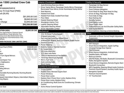 Used 2022 RAM 1500 Limited w/ Night Edition AWD/4WD image 2