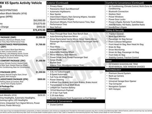 Used 2023 BMW X5 xDrive40i w/ M Sport Package AWD/4WD image 12