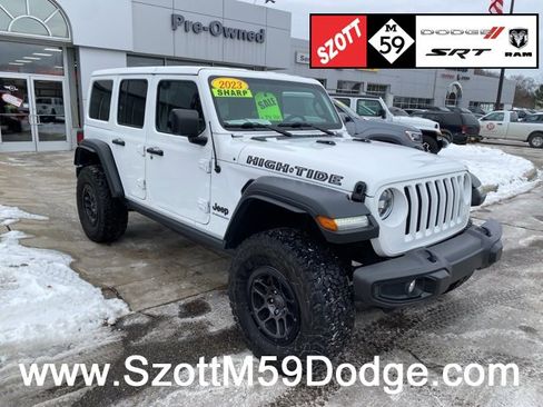 Used 2023 Jeep Wrangler Unlimited Sport image 1