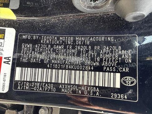 Used 2019 Toyota Avalon XLE w/ Moonroof Package FWD image 20
