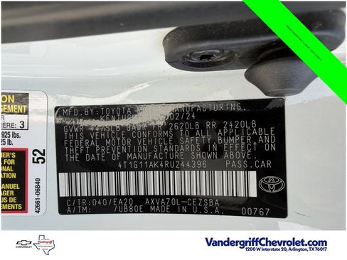 Used 2024 Toyota Camry SE FWD image 31