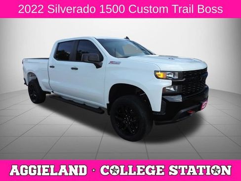Used 2022 Chevrolet Silverado 1500 Custom Trail Boss w/ LPO, Dark Essentials Package AWD/4WD image 1